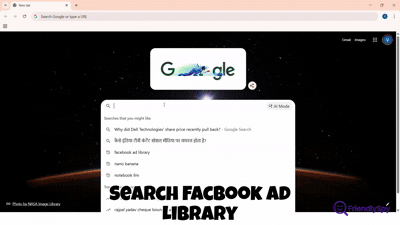 How to get Facebook Ad Library URL